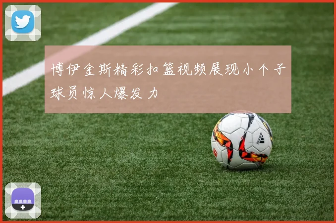 博伊金斯精彩扣篮视频展现小个子球员惊人爆发力