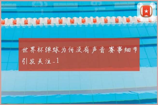 世界杯弹球为何没有声音 赛事细节引发关注_1